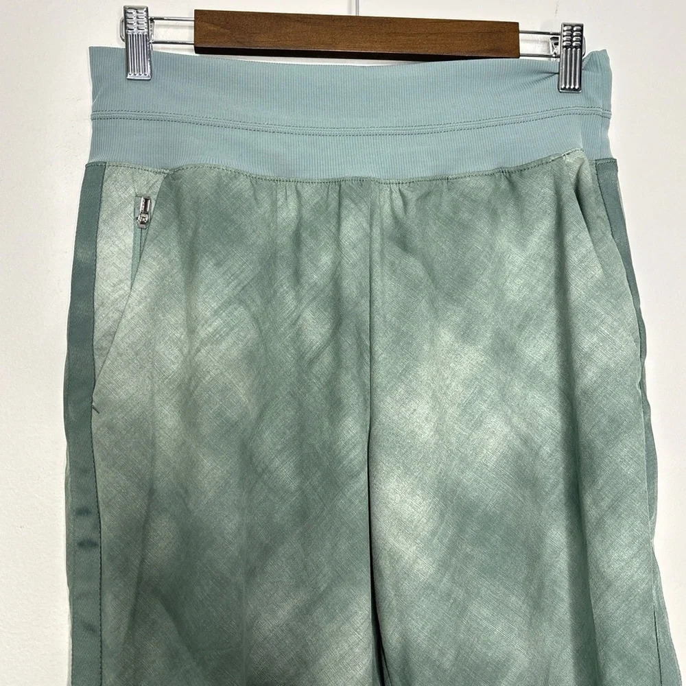 Athleta Nolita Slim Tapered Crop Pant Denali Minimalistic Green Gray Size 10 - Picture 3 of 16